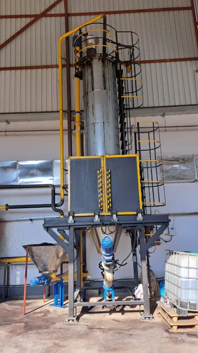 Réacteur à biochar