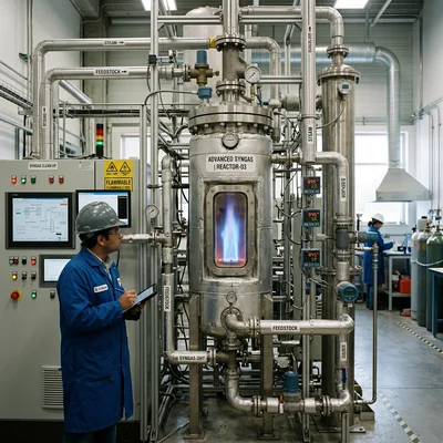 Synthesegas-Reaktor & Integration sauberer Energien