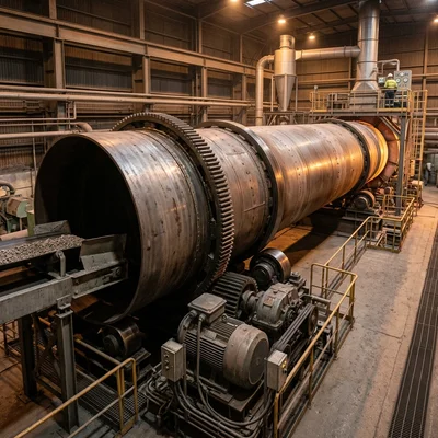 Montage & Wuchten von industriellen Trommeltrocknern